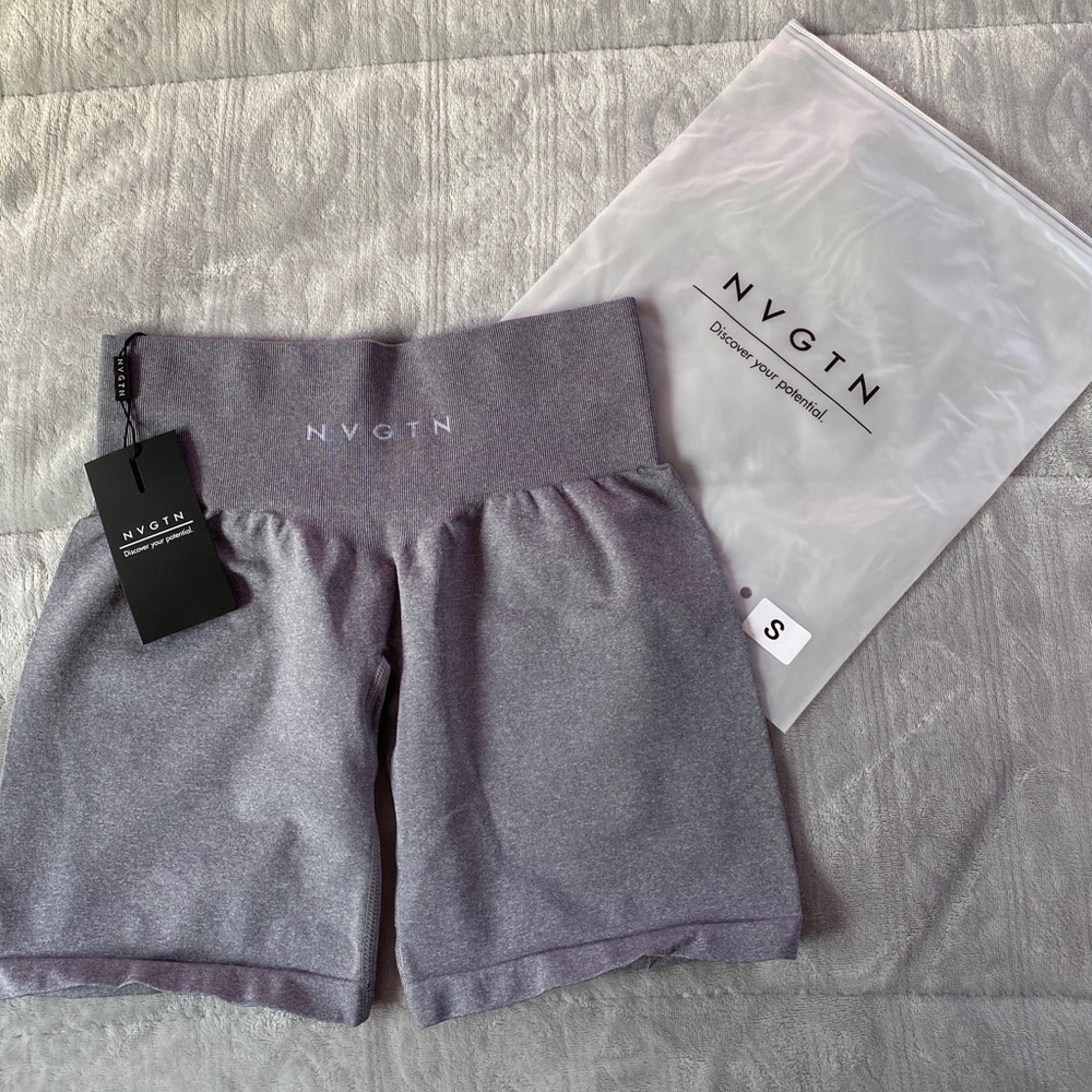 NVGTN BRAND NEW GREY PRO SHORTS SIZE SMALL